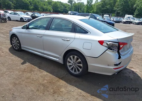2016 Hyundai Sonata Sport z USA, uszkodzony, nr VIN 5NPE34AF6GH332173